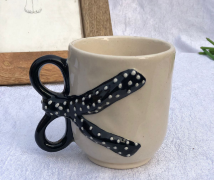 Scissors Handle Ceramic Mug – Artisan Design